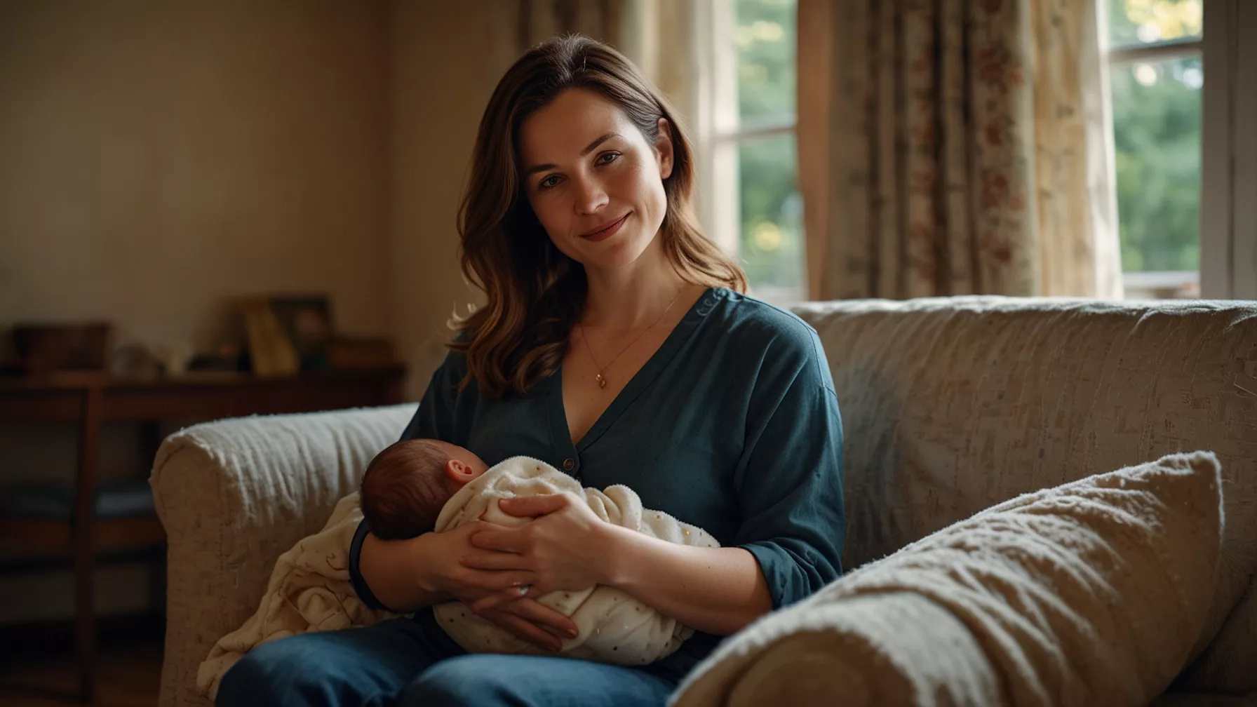 Pozycja futbolowa po cesarce: Komfort i bliskość