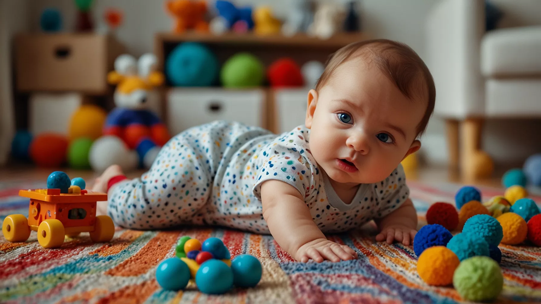 Kiedy niemowlę zaczyna dźwigać się na rękach? Sprawdź!
