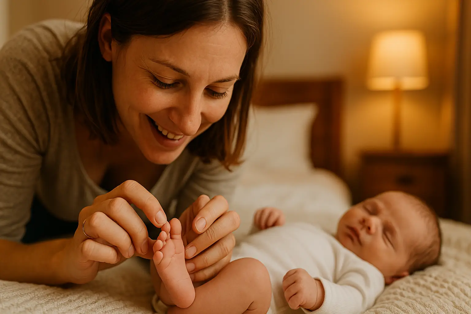 Odruch chwytny stóp i rąk u noworodka – jak działa?